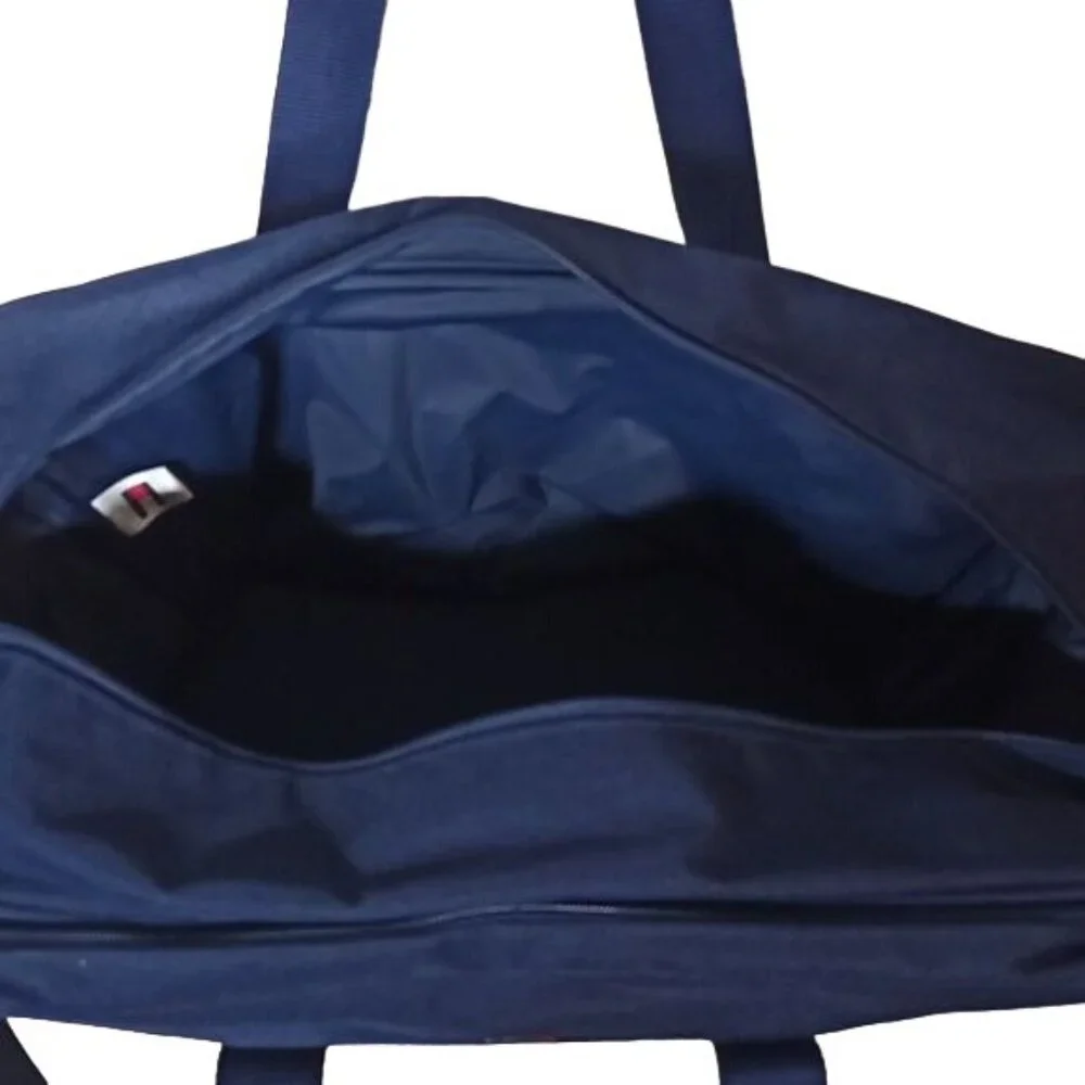 Vintage Tommy Hilfiger Weekender Bag Duffle Full Zip Carry On Bag